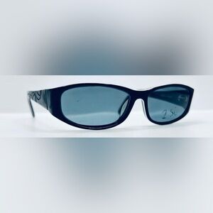 Runway Sunwear RS586 Black Oval Sunglasses Frames Only